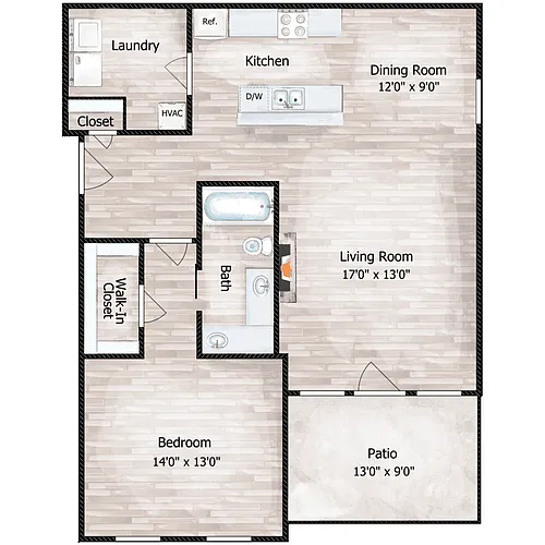 Floor plan The Lang