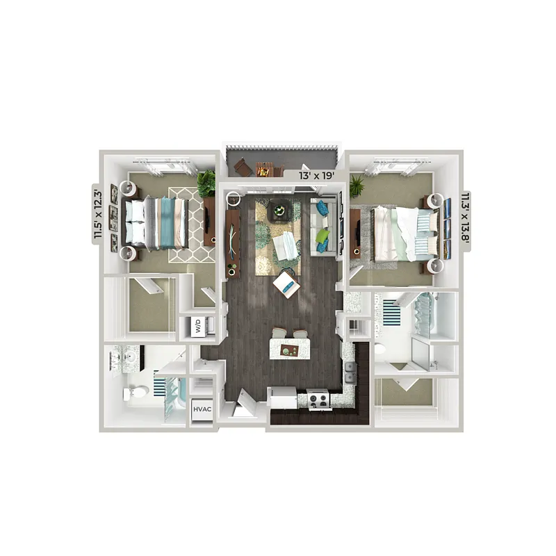Floor plan B2A