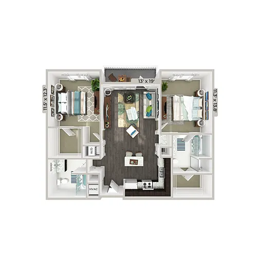 Floor plan B2A