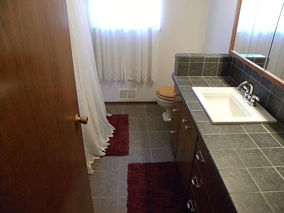 Updated full bath on the main floor.