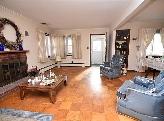 View of the living-room with fireplace