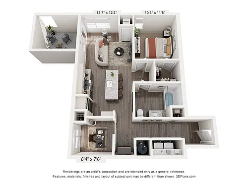 Floor plan 1C1 Raphael
