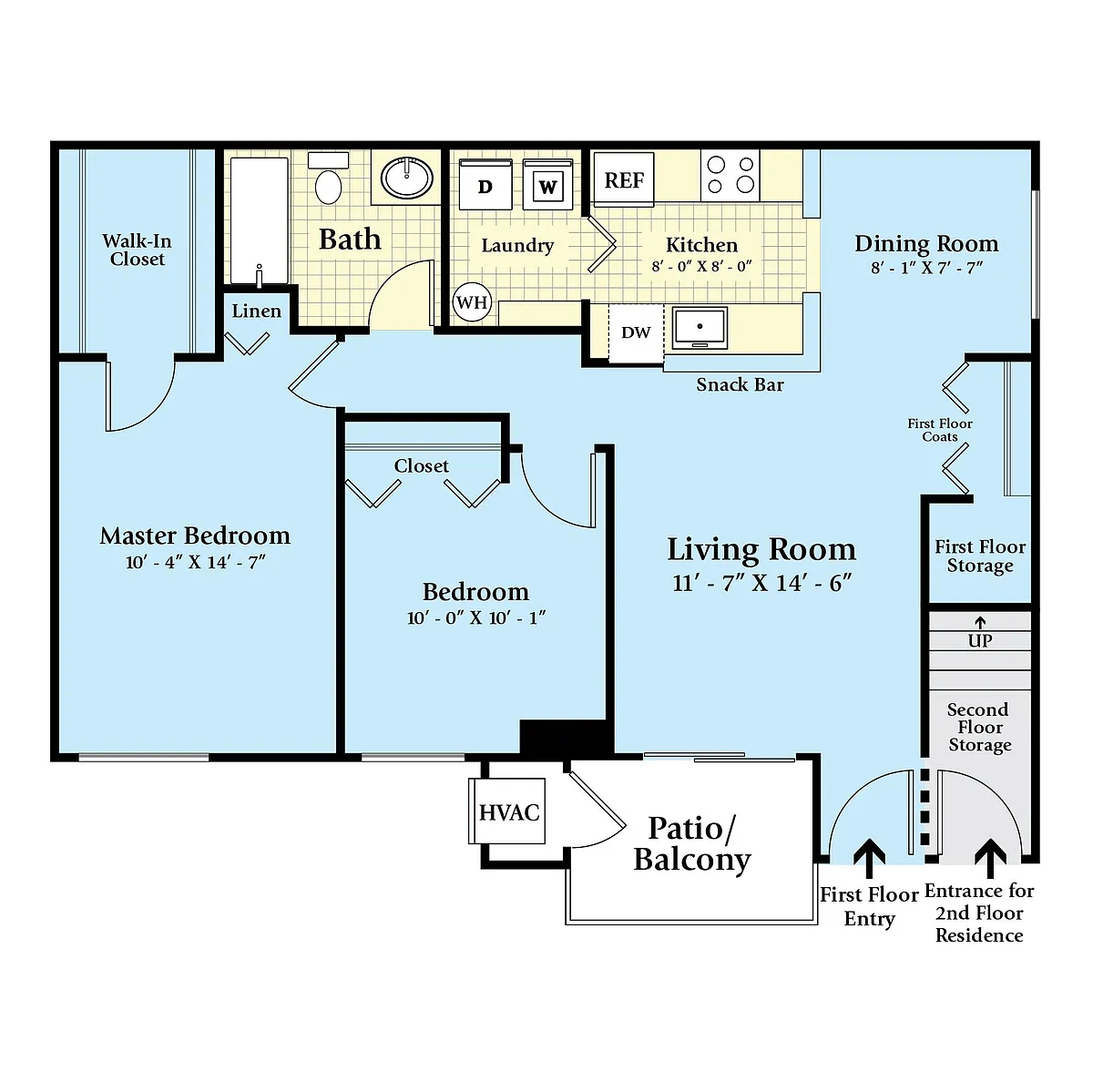 Floor plan The Elm