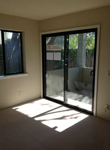 Patio outside of living room