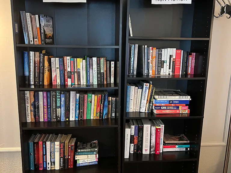 Library in the community room