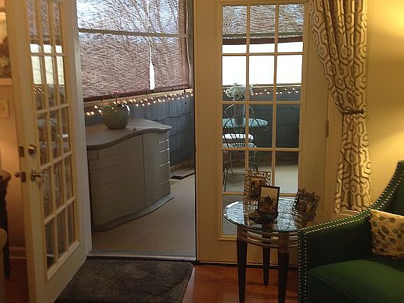 French doors to deck