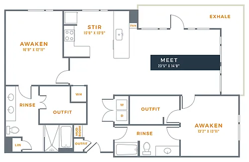 Floor plan B3A