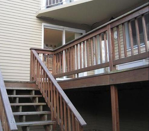Front Deck (from ground level looking up)