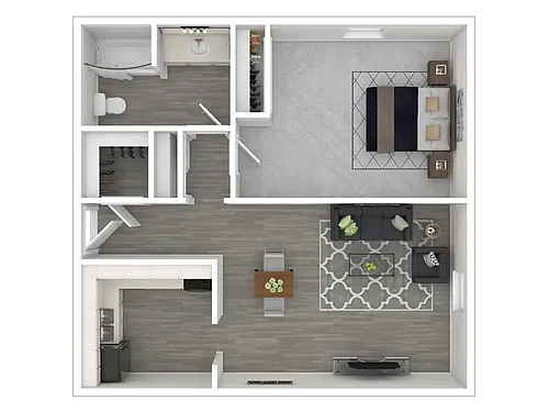 Floor plan 1X1