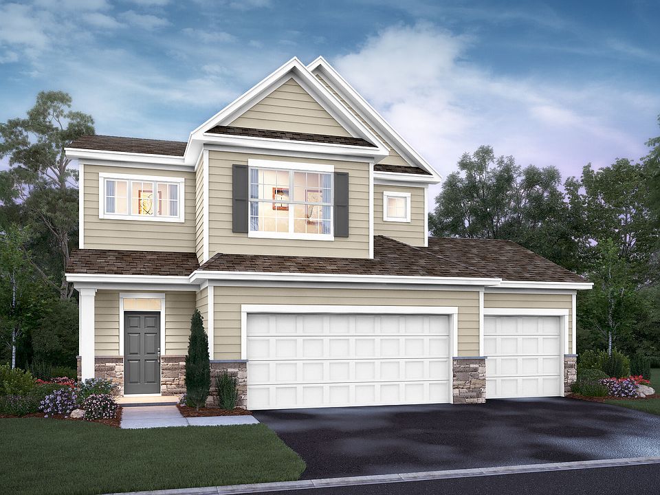 Reece, Elevation A, 3-Car, Optional Stone