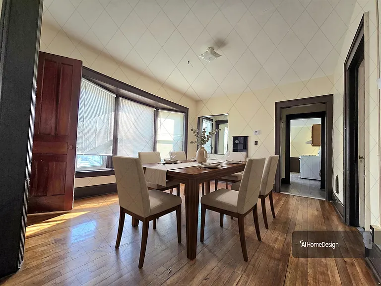 Virtually Staged Dining Room
