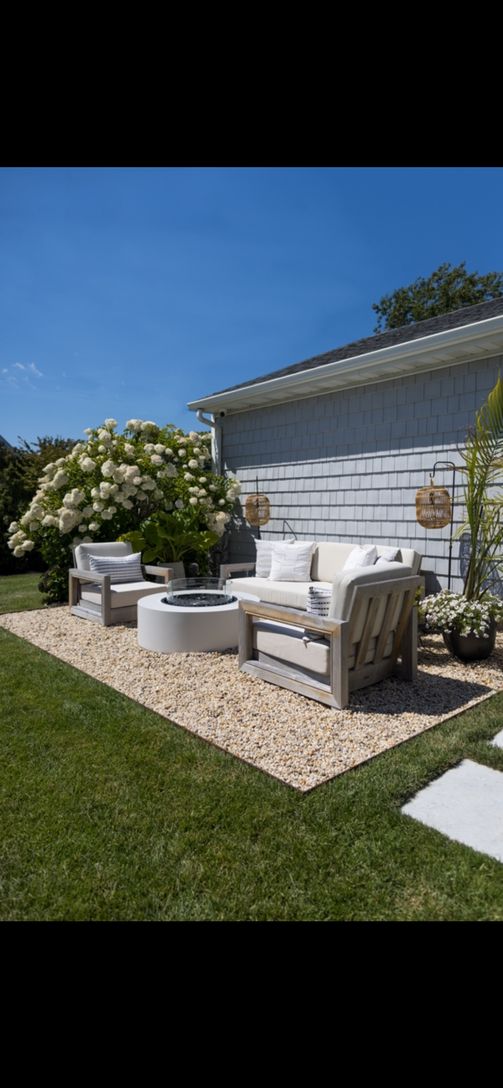 Outdoor Sitting Area With Fire Pit