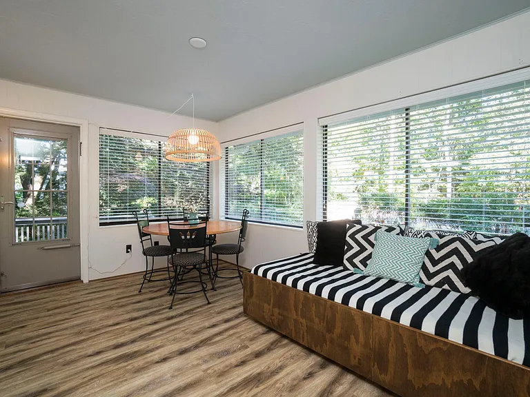 Sunroom off the Kitchen Leading to the Decks
