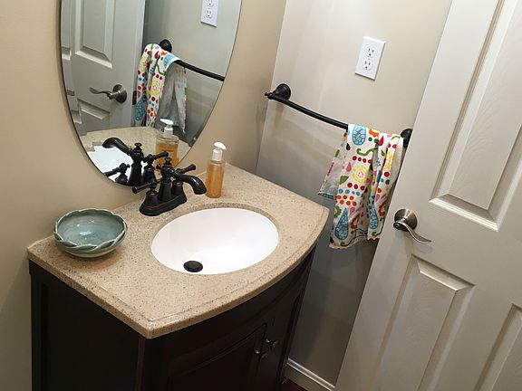 First floor powder room