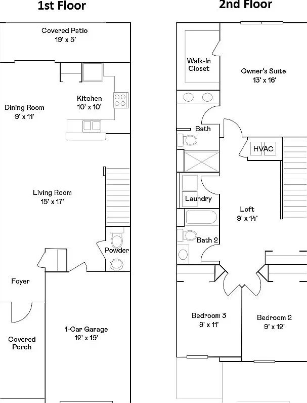 3 bed, 2.5 bath, 1666 sqft, $2,095 — Photo 1