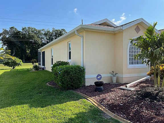 West side of house