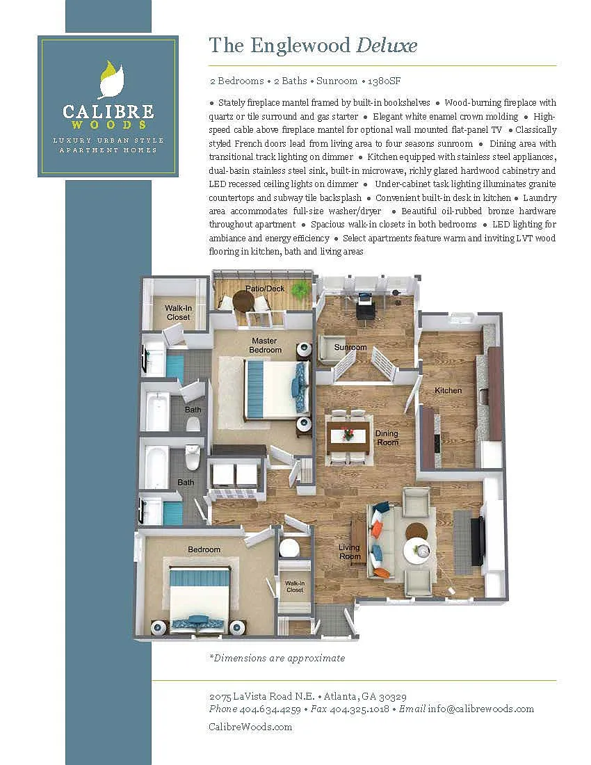 Floor plan Englewood Deluxe