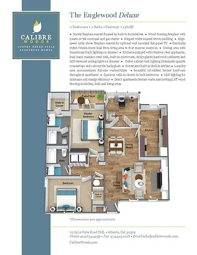 Floor plan Englewood Deluxe