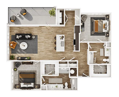 Floor plan B3