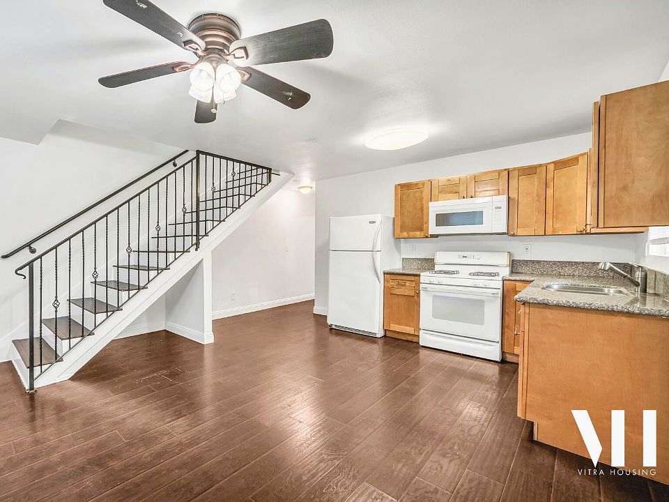 Downstairs common area separated from upstairs bedrooms for full privacy and peace!
