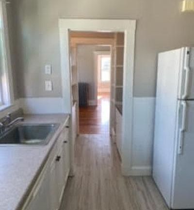 Kitchen, looking into pantry area