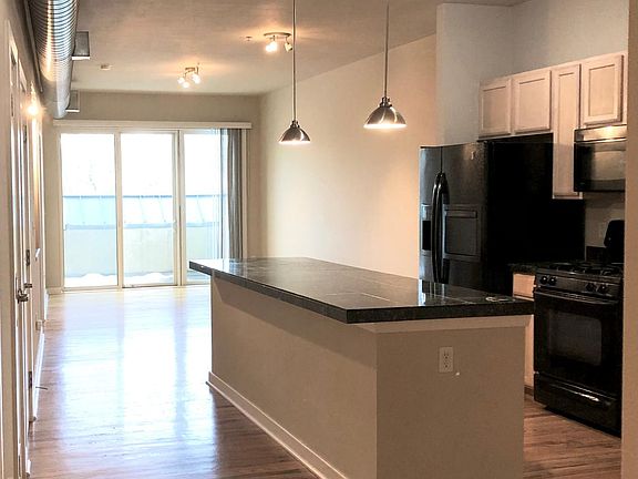 kitchen into living area