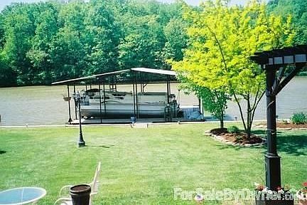 Private dock-- swim platform & boat lift