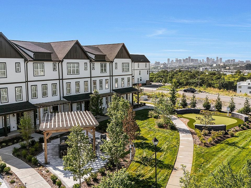 The Aria Townhomes with Downtown Nashville Views