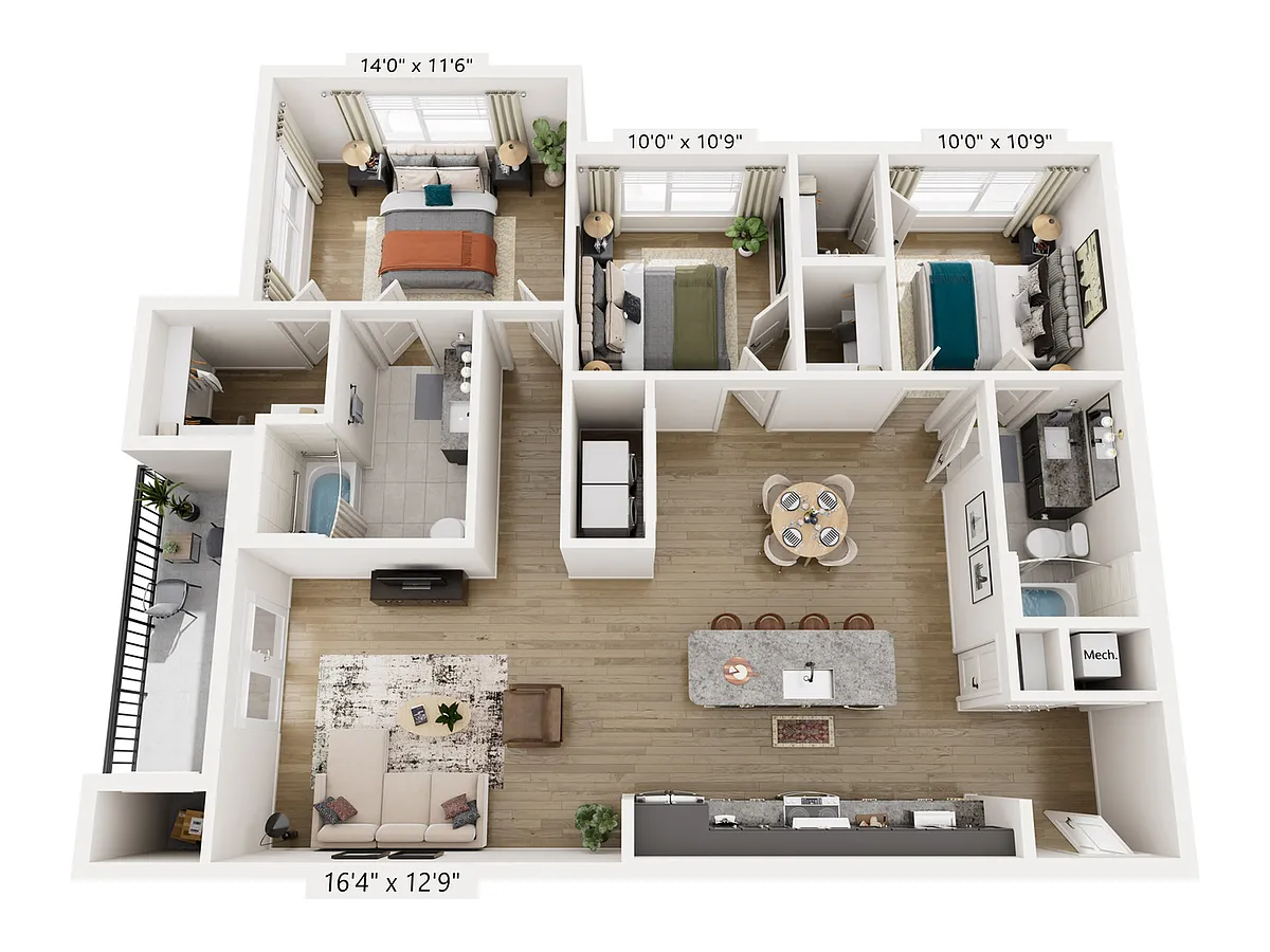 Floor plan C1H