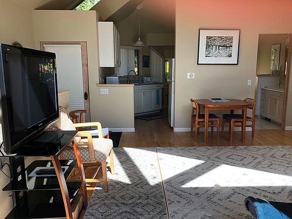Living room looking towards kitchen