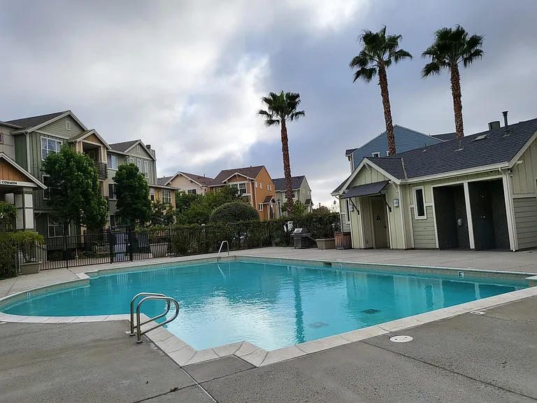 Community heated pool area