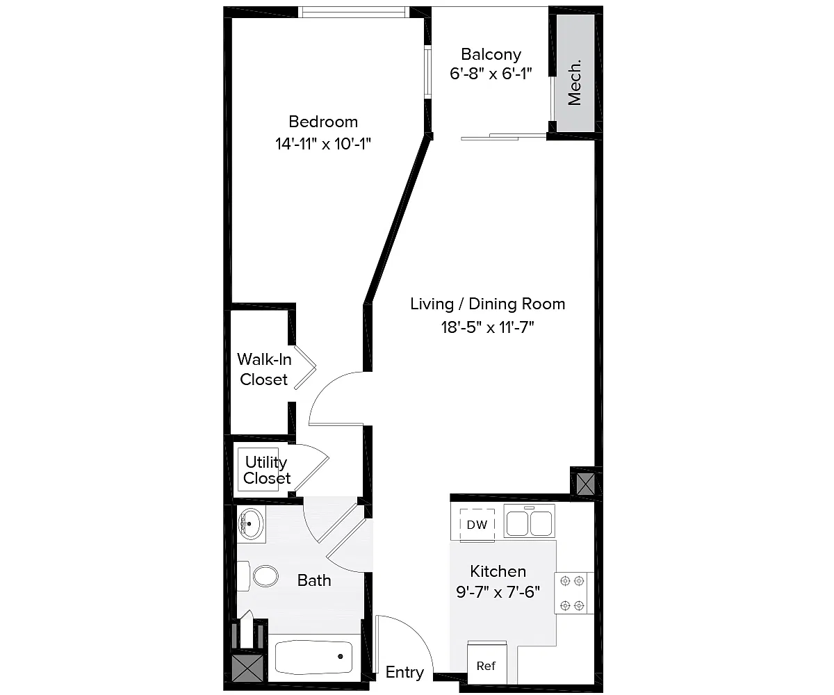 Floor plan 611