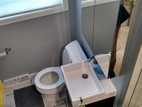 New Toilet and sink