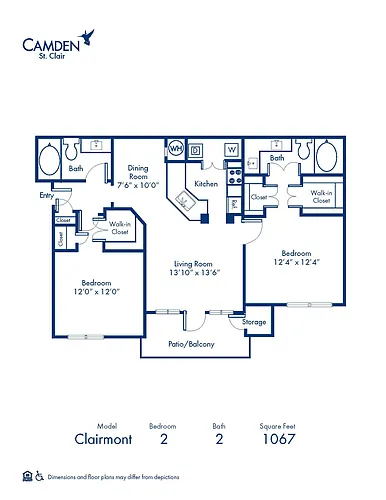 Floor plan Clairmont