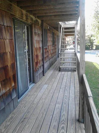 outside