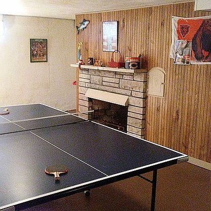 Rec room in lower level