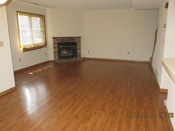 Living room and dining room