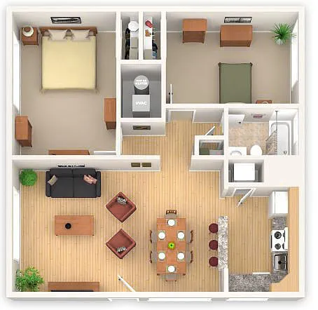 Floor plan Naples-Renovated