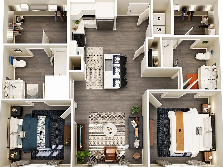B1A floor plan Prose McCullough Station