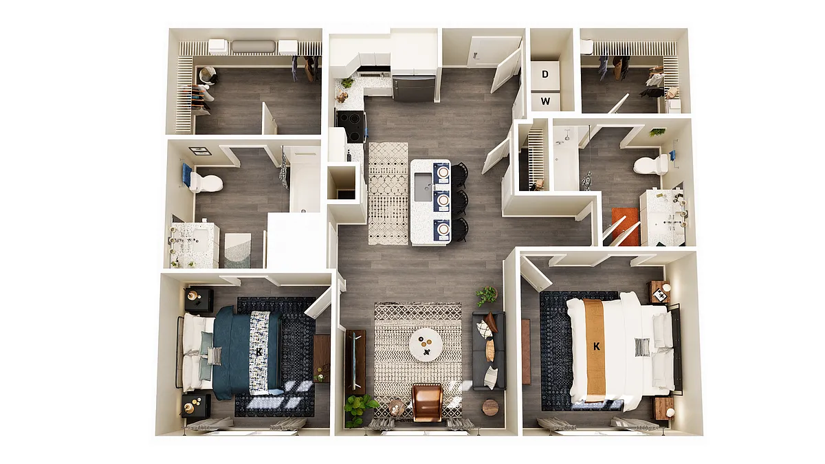 Floor plan B1A