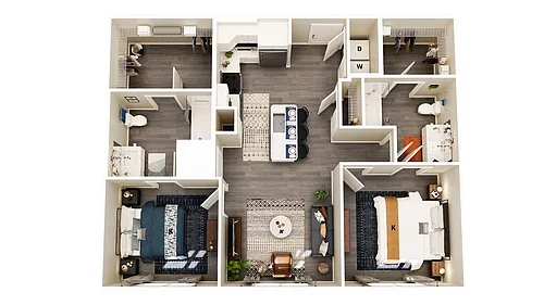 Floor plan B1A