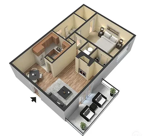 Floor plan A3 Modern