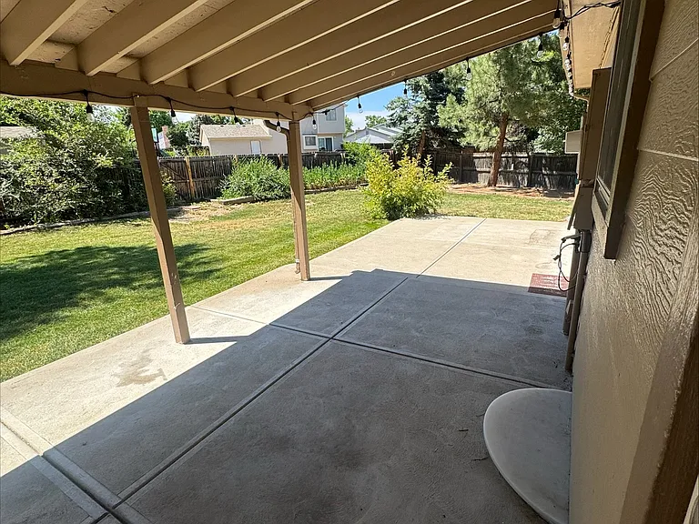Covered patio
