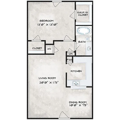 Floor plan A1