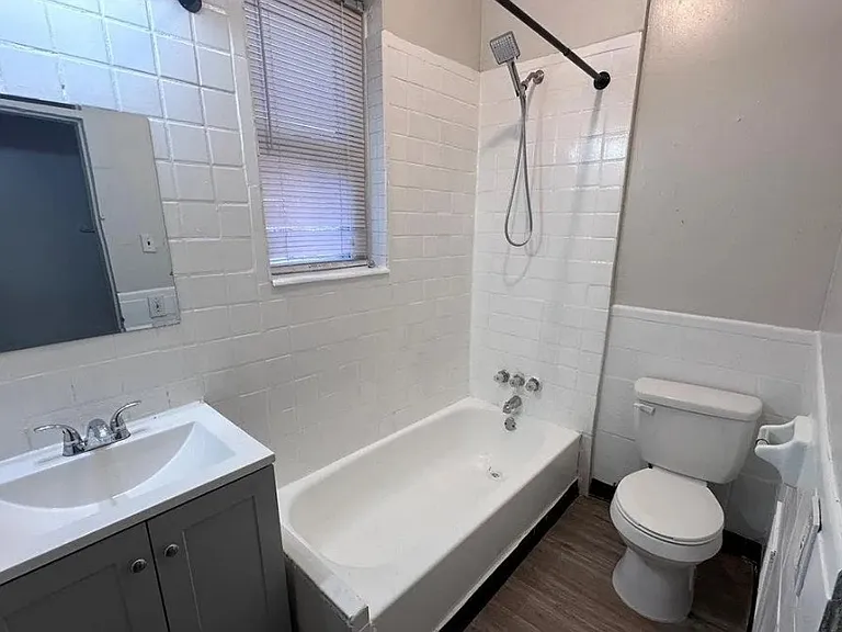 Clean bathroom with updated vanity and refreshed finishes