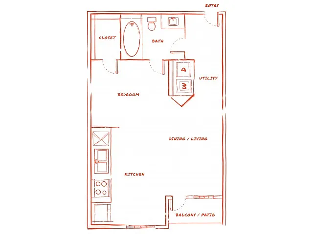 Floor plan E1