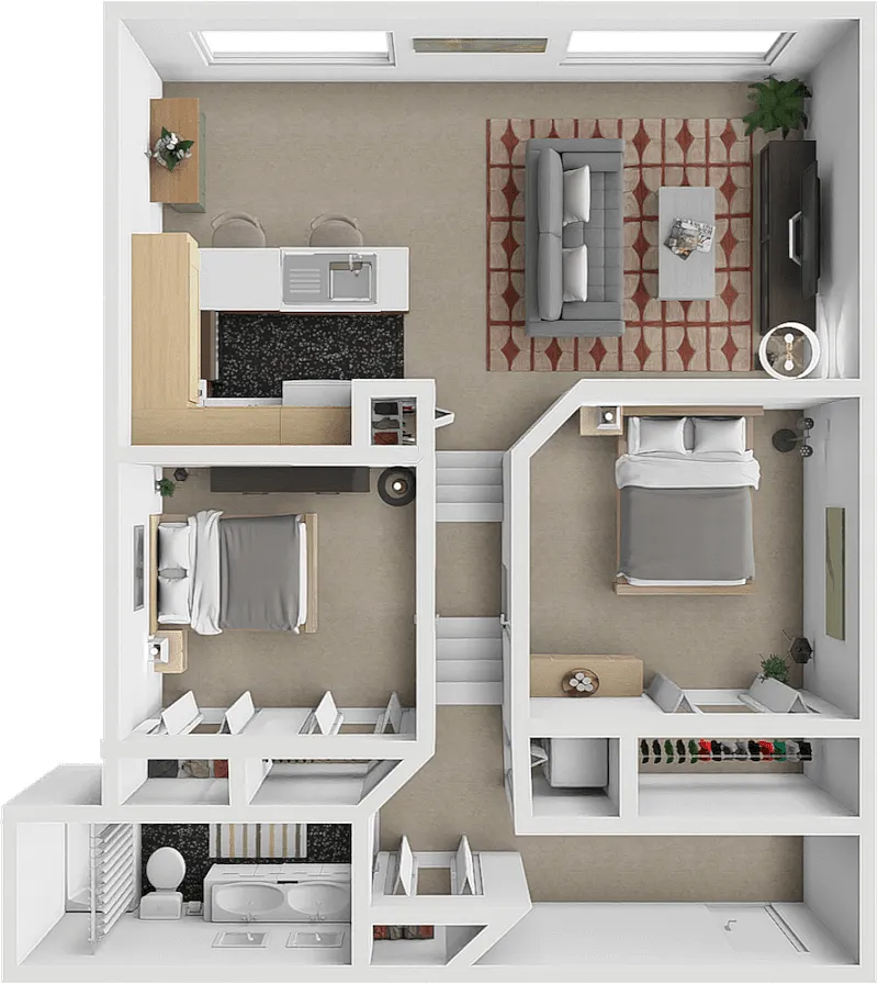 Floor plan Bell Tower and Campus Corner
