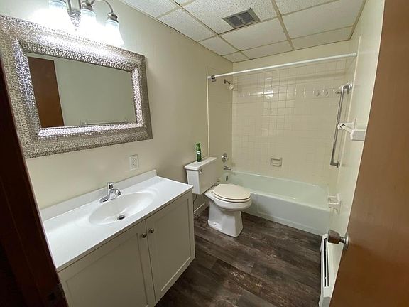 Bathroom with shower and tub