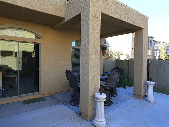 Spacious back patio