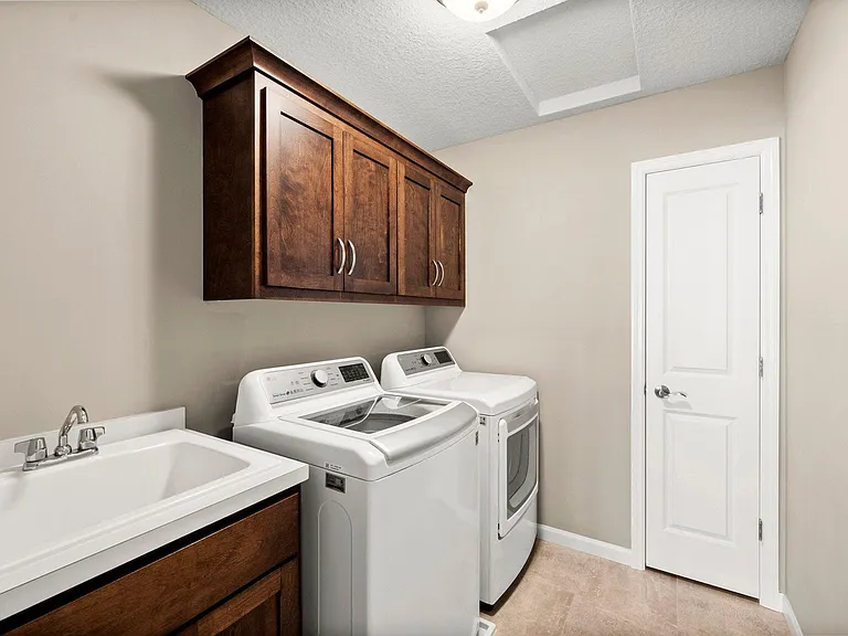 upstairs laundry